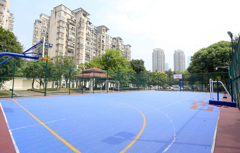 懸浮拼接地板籃球場