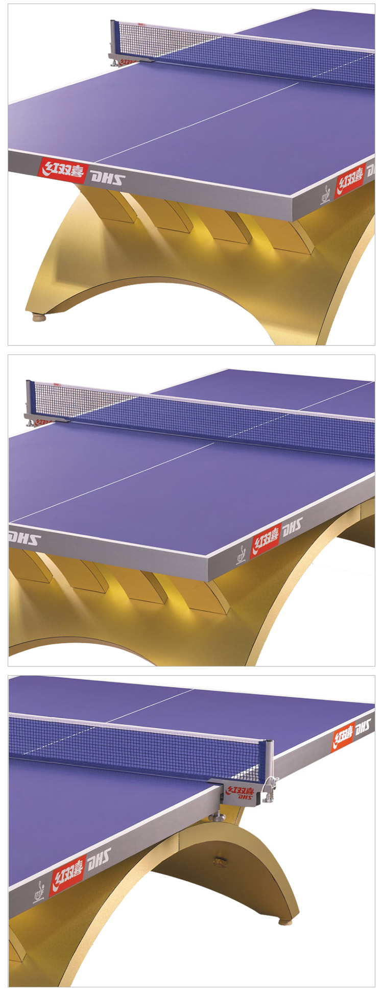 金彩虹乒乓球臺(tái)_紅雙喜乒乓球桌_比賽專用乒乓球臺(tái)-廣西快盈VIII體育健身器材有限公司