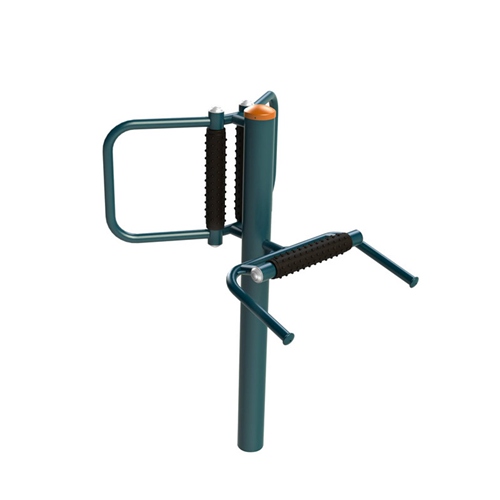 戶外健身器材-立式腰背按摩器