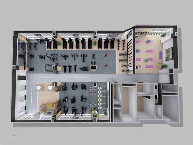 房地產(chǎn)健身器材解決方案-快盈VIII健身器材