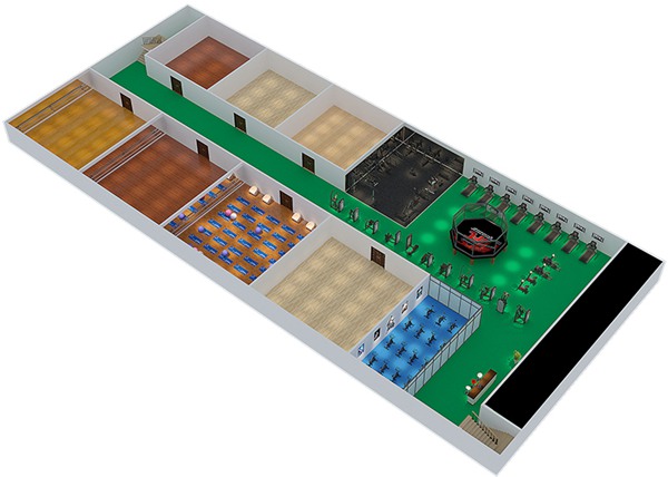1800平方健身房配置方案-廣西快盈VIII體育健身器材有限公司 1800平方健身房配置方案-廣西快盈VIII體育健身器材有限公司