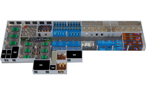 1200平方健身房配置方案-廣西快盈VIII體育健身器材有限公司 1200平方健身房配置方案-廣西快盈VIII體育健身器材有限公司