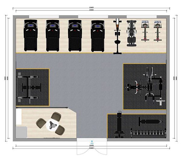 80平方健身房配置方案-廣西快盈VIII體育健身器材有限公司 80平方健身房配置方案-廣西快盈VIII體育健身器材有限公司