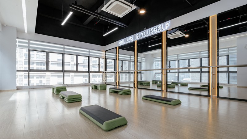 南寧富必達(dá)健身會所-操房區(qū)域