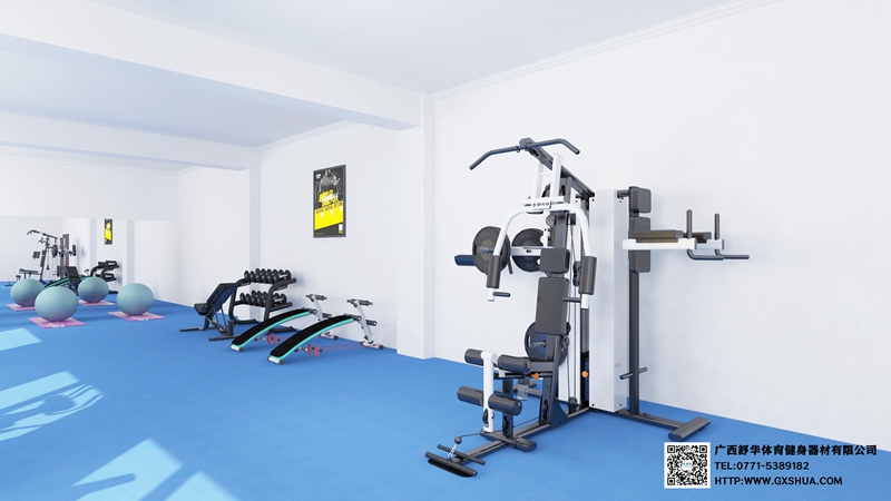 企事業(yè)單位健身房-力量器材區(qū)