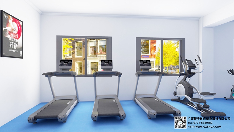 企事業(yè)單位健身房-有氧器材區(qū)
