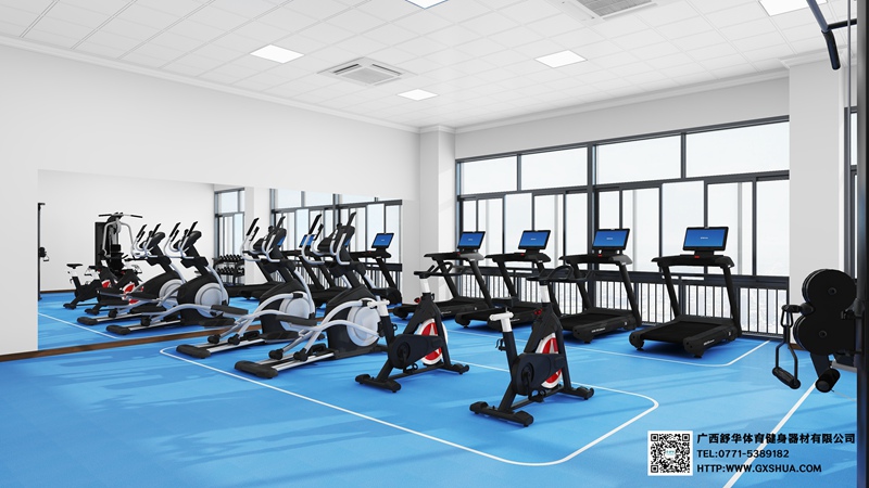 86m2企事業(yè)單位健身房 解決方案
