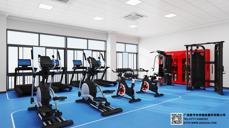 86m2企事業(yè)單位健身房 解決方案