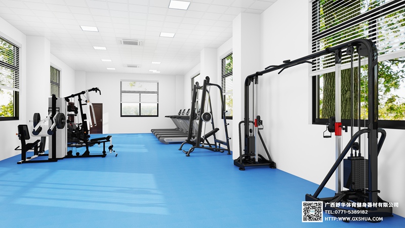 128m2企事業(yè)單位健身房解決方案