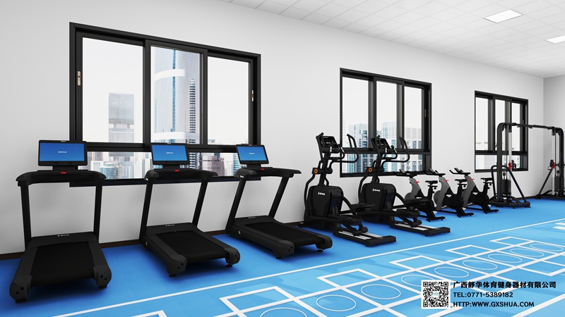 100m2企事業(yè)單位健身房 解決方案