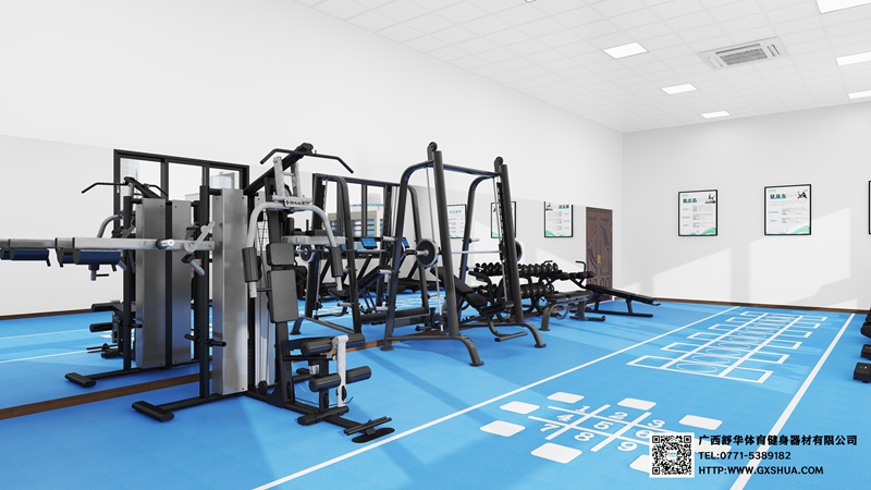 100m2企事業(yè)單位健身房 解決方案